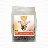 Rohe Kakaobohnen 1kg – Single Origin Bunong, Kambodscha – Vegan, Kein Cadmium-Risiko, Friend of the Earth Zertifiziert – Premium Qualität für Schokoladenherstellung & Backen