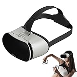 Virtuelle Reality-Brille – 3D-VR-Brille, mobiler VR-Betrachter | verstellbares tragbares Gaming-Headset zum Ansehen von 3D-Inhalten, Immersives Doppelbild-System für Simula-L-Filme