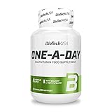 BioTechUSA One-A-Day Multivitamin | 12 Vitamine | 10 Mineralstoffe | Energie, Immunsystem und Knochengesundheit, 100 Tabletten