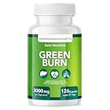 GREEN BURN® Appetitzügler Kapseln – Extrem Hochdosiert mit Glucomannan, Cholin, Vitamin B1 + B6 – Nahrungsergänzung für Frauen & Männer – Unterstützung für Abnehmen & Stoffwechsel – schnell & stark