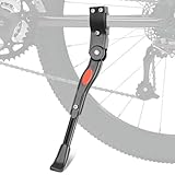 talifoca Fahrradständer,Verstellbarer Fahrradständer aus Aluminiumlegierung,Fahrradseitenständer,höhenverstellbar mit rutschfestem Gummifuß