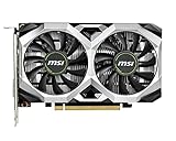 MSI NVIDIA GeForce GTX 1650 D6 Ventus XS OC Grafikkarte '4GB GDDR6, 1620MHz, 128-bit, PCI Express x16 Gen 3, DisplayPort, HDMI, DVI-D, Dual Fan Cooling System'