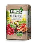 Plantop Hornspäne, natürlich organischer Stickstoffdünger mit Sofort- und Langzeitwirkung, 10 kg (2x5Kg Sack)