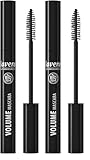 lavera Volume Mascara Wimperntusche - Natural & innovative Make up mit Bio Pflanzenwirkstoffe, 9ml (Packung mit 2)
