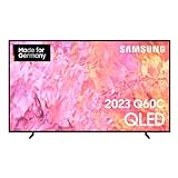 Samsung QLED 4K Q60C 85 Zoll Fernseher (GQ85Q60CAUXZG, Deutsches Modell), Quantum-Dot-Technologie, Quantum HDR, AirSlim Design, Smart TV [2023]