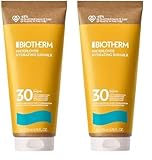 Biotherm Waterlover Hydrating Sun Milk LSF 30, feuchtigkeitsspendende Sonnenschutzmilch für umfassenden Schutz, wasserfeste Sonnenmilch, 200 ml (Packung mit 2)