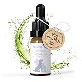 Hanföl Plus 1500 mg für Hunde und Katzen – Ergänzungsfutter – Kaltgepresstes Hanfsamenöl – Natürlich & frei von THC – Pflege für Haut & Fell