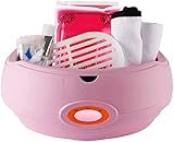 Forever Speed Paraffinbad für Hände und Füße, Paraffinbadwärmer mit 900g Paraffinwachs für Spa feuchtigkeitsspendende Hände und Füße und Beruhigende Arthrose und Rheuma (Rosa)