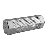 Pellet-Rauchrohr mit Haken und Bürste für elektrische Gaskohlegrills bietet zuverlässige Rauchleistung für verschiedene Grillmethoden (15,2 cm)