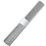 ARZER 4-in-1 Holzraspel, Flachholz-Raspel, Flachfräser, Halb- und Halbrohr-Holzraspel, Stahl, für Holzbearbeitung, Schleifen von Holz und Metall, 1 Stück, General, Selbstklebend