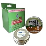 Marderschreck & Mäuseabwehr 2er Pack – Natürlicher Nagerschutz mit ätherischen Ölen Für Auto, Garage, Dachboden & Garten – Indoor & Outdoor geeignet – Einfache Anwendung mit Klebepads (6 Monate)