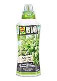 COMPO BIO Kräuterdünger für alle Gewürzpflanzen und Kräuter, Natürlicher flüssiger Spezial-Dünger, 500 ml