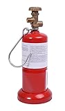 WELDINGER leere rote befüllbare Handwerkerflasche Gasflasche Propan Butan 0,5 kg Flasche