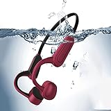 Bluetooth Kopfhörer on Ear Sport Kopfhörer Bone Conduction Kopfhörer with 16GB Memory IPX8 Waterproof Tauchen Schwimmen Einstellbare Größe für Outdoor-Aktivitäten Surfen Fitnessstudio