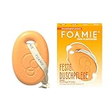 Foamie Feste Duschpflege Orange Sprizz | 3-in-1: Reinigt, Massiert & Pflegt | Mit Monoi-Öl | Sommerlicher Duft | Feuchtigkeitsspendend | pH-hautneutral | Vegan & Plastikfrei | 80g