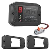 R501 Propan-Gasdetektor, digitaler Propan/LP-Gasalarm, 12 V Gleichstrom, für Wohnmobil, Reiseanhänger, Reisewagen, LKW, Camper, R501 Schwarz
