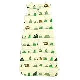 Babysoy Soja-Tank-Schlafsack, tragbare Decke mit Muster, 6–12 Monate, Bergfarben
