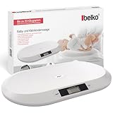 Belko® Babywaage flach digital bis 20kg Baby Waage Stillwaage Tierwaage Kinderwaage Säuglingswaage