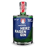 HERZRASEN GIN Hamburg Edition | Premium Dry Gin 42% Vol. |grüner Gin mit Hamburger Rasen | zitronig spritzig mit ausgewählten Zutaten I 0.5 l