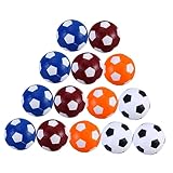 VOSAREA 16Stücke Mini Tischfußball Ersatztisch Fußballkugeln Hochwertiges Tischfußballzubehör für Spannende Spielmomente für Tischfußballspiele Zufällige Farben