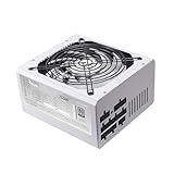 Mars Gaming MPZE750M, Vollmodulares 750W ATX-Netzteil, 10 Jahre Garantie, 80Plus Silber +87% Wirkungsgrad, 140mm FDB-Lüfter mit AI-RPM Technologie, 105º Japanische Kondensatoren, Weiß