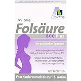 Folsäure 800 Plus B12+Jod Tabletten