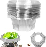 20 Stück Schneckenkragen,Schneckenschutz,Schneckenkragen aus Plastik,Schneckenschutzringe,Schneckenzaun zur Abwehr von Schnecken,für Ihre Salatpflanzen und Kohl - Schützt Pflanzen vor Tierfraß