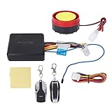 VOBOR Motorrad Alarmanlage mit 2 Fernbedienung, 12V 125db Universelle wasserdichte Drahtlose Diebstahlsicherung Alarmanlage Motorrad Funkalarmanlage