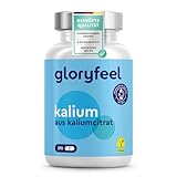 Kalium - 270 Kapseln (+4 Monate) - 800mg elementares Kalium (Citrat) Hochdosiert - Für Blutdruck, Muskelfunktion und Nervensystem * - Vegan, laborgeprüft, ohne Zusätze in Deutschland hergestellt