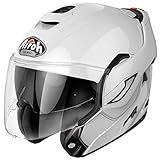 AIROH Unisex – Erwachsene REV 19 Helmet, Color White Gloss, S