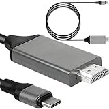 RETOO USB C HDMI Kabel, USB Typ C auf HDMI 2.0 Kabel Kompatibel mit Laptops, Smartphones und TVs, 2m, Unterstützt 4K@30Hz, USB-C 3.1 zu HDMI, HDTV Kabel, HDMI auf USBC Adapter