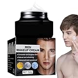 BB-Creme für Männer - Langanhaltender feuchtigkeitsspendender Herren-Concealer - Grundierung für Männer für alle Hauttypen, gleichmäßiger Hautton, Abdeckung von Unvollkommenheiten, vollständige Upruya