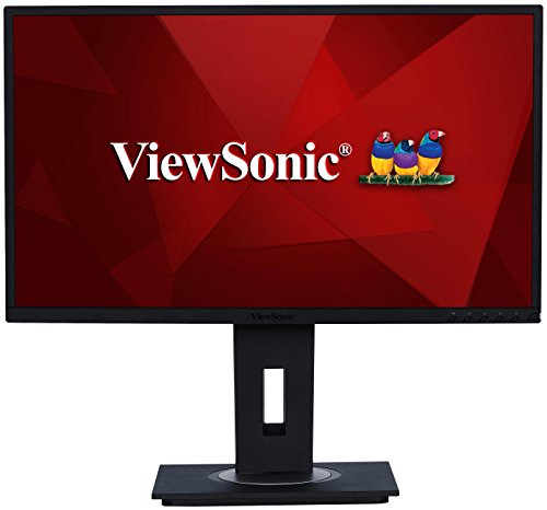 Viewsonic VG2448 60,5 cm (24 Zoll) Business Monitor (Full-HD, IPS-Panel, HDMI, DP, USB 3.0 Hub, Höhenverstellbar, Lautsprecher, Eye-Care, 4 Jahre Austauschservice) Schwarz