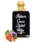 Balsamico Creme Dattel & Feige 0,5L 3% Säure mit original Crema di Aceto Balsamico di Modena IGP