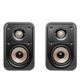 Polk Audio Signature Elite ES10 hochauflösende Surroundlautsprecher fürs Heimkino, Stereo Lautsprecher, Satelliten-Lautsprecher, HiFi, Hi-Res Zertifiziert, kompatibel mit Dolby Atmos und DTS:X (Paar)