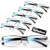 Gaoye 6 Pack pack Lesebrillen herren/damen mit blaulichtfilter Augenoptik Brille Lesehilfe für Herren Damen