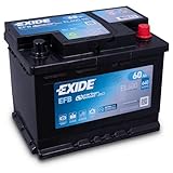 Exide Autobatterie EL600 EFB, 12 V, 60 Ah, 640 CCA