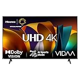 Hisense 43E6NT 108cm (43 Zoll) Fernseher, 4K UHD Smart TV, Precision Colour, HDR, Dolby Vision, 60Hz, Triple Tuner DVB-C/S/S2/T/T2, WiFi, HDMI 2.1, Bluetooth, Alexa Built-in, Schwarz, [2024]