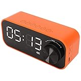 Kadimendium Tragbarer Bluetooth-Lautsprecher, Kleiner Bluetooth-Lautsprecher, mehrere Wiedergabemodi für das Büro(Orange)