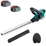 Neue Upgrades Heckenschere Akku, Ersatz für Makita 18V DUH502Z, kompatibel mit Makita BL1830B, mit 2x5500mAh Akku ，Bürstenlos Strauchschere Handheckenschere, für Trimmen im Park Garten