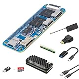 youyeetoo Banana Pi BPI-M4 Zero Einplatinencomputer, 4G RAM 32G eMMC, 1.5GHz Allwinner H618 Quad-Core CPU, Unterstützung 4K Display Run Ubuntu (Mit SD-Karte,Mit Metallgehäuse)