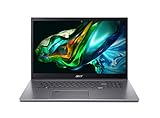 Acer Aspire 5 (A517-53-592Y) Laptop | 17,3' FHD Display | Intel Core i5-12450H | 16 GB RAM | 512 GB SSD | Intel UHD Grafik | Windows 11 | QWERTZ Tastatur | grau