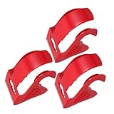 DIYEAH 3 Stück Klebebandpacker Klebebandspender Für Maler Bandhalter Spender Für Klebebandverpackungen Verstellbarer Etikettenspender Klebebandabroller Für Die Küche Rot Plastik