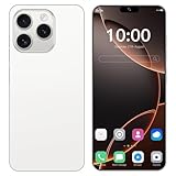 QrZrQ Günstige 4G-Handys mit 6,3-Zoll-HD-Bildschirm, 32 GB Speicherplatz (erweiterbar auf bis zu 256 GB), Dual-SIM-Smartphone, entsperrt, Android 12.0 Smartphone (weiß)
