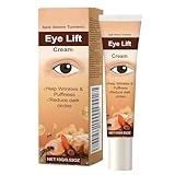 Festung Von Augencreme, Aufhellen Von Augencreme, Hautfeuchtigkeitsfeuchtigkeitsprodukt Natürlich, 15G, Reduziert Schwellungen Und Dunkle Kreise, Einfach Zu Bedienen, Ideal Für Morgen Und Nahezu Make