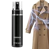 Antistatische Spray - 100 ml Stoffhalterentferner, Geruchsiminator | Lang anhaltender Duftspray für Kleidung, Pullover, Blätter und Haare, tragbarer Weichspüler für statischfreie Stoffe und Kleidung