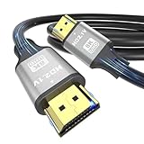 jojobnj 8K HDMI Kabel 2m, High Speed HDMI Kabel 48Gbps 8K@60Hz 4K@120Hz, HDCP 2.2 & 2.3, DTS:X, HDR 10 Kompatibel mit Roku TV/eARC/3D/PS5/HDTV/Laptop/Blu-ray