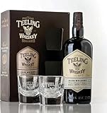 Teeling Small Batch Irish Whiskey Geschenpackung mit Glas, gereift in Ex-Bourbonfässern und abgerundet in mittelamerikanischen Rumfässern, 46% vol., 70cl / 700ml