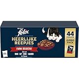 FELIX Köstliche Streifen Farm Auswahl 44x80g (44 Portionsbeutel; 3,52kg)