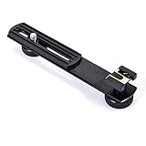 Phot-R PRO Mini-Blitzschiene (Zubehörschiene) für Videoleuchte, Mikrofon oder.
